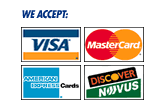 All major credit cards accepted