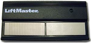 Remote control w/2 buttons for a Liftmaster Billion-code garage door opener