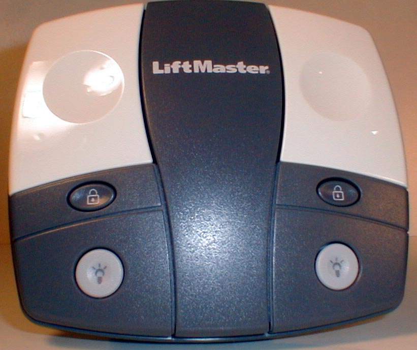 Security + 2-door wall console for a Liftmaster garage door opener