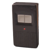 Transmitter w/2 buttons for a Mega-Code remote control system